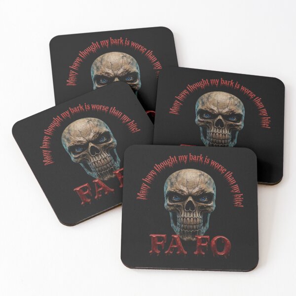 Item preview, Skull FA FO designed and sold by InkShiftLabs.