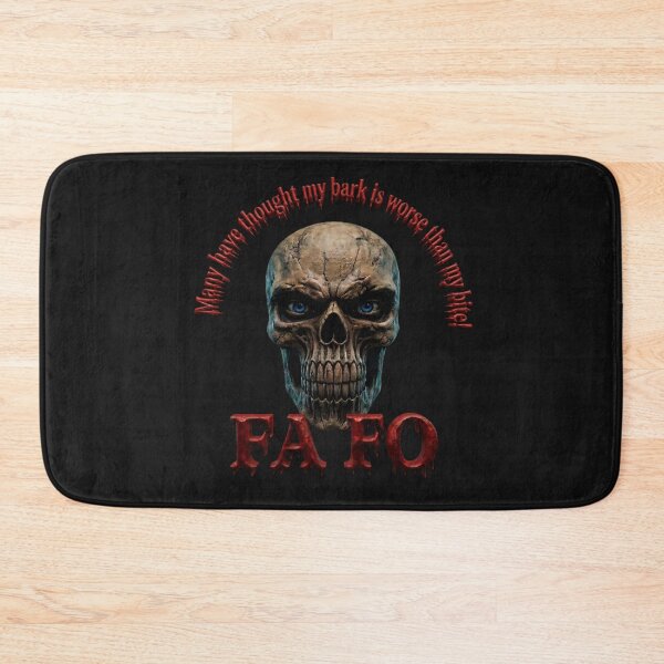 Item preview, Skull FA FO designed and sold by InkShiftLabs.
