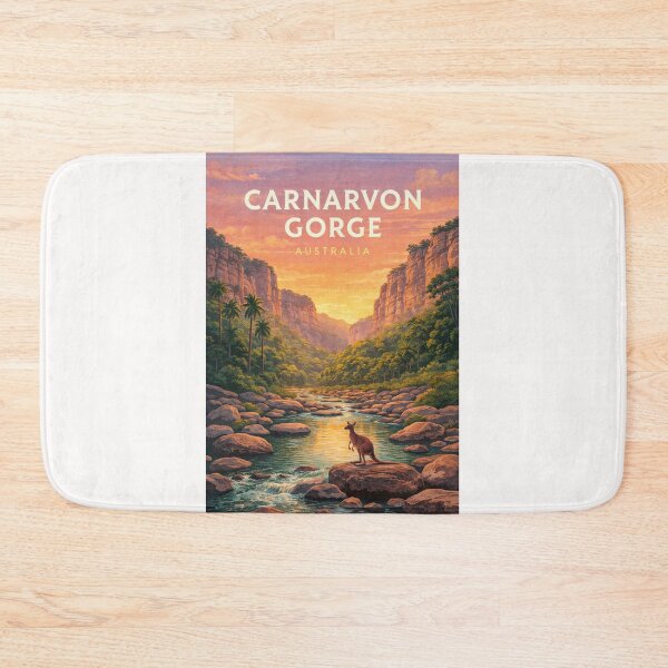 Item preview, Carnarvon Gorge Sunset Valley in Queensland Australia designed and sold by Places On Earth.