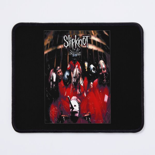 Item preview, Slipknot Band Members In Red Jumpsuits Poster designed and sold by TwoXDesign.