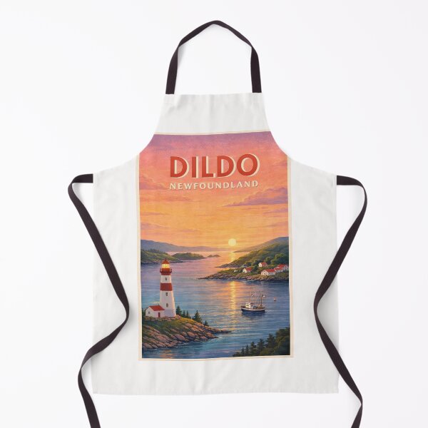 Item preview, Dildo Newfoundland Sunset Harbour with Lighthouse and Trinity Bay designed and sold by Places On Earth.