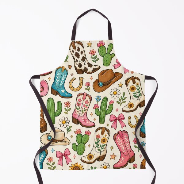 Item preview, Cowboy Boot Mini Print | Cute Western Cowgirl Boots Floral Pattern designed and sold by RJACreative.