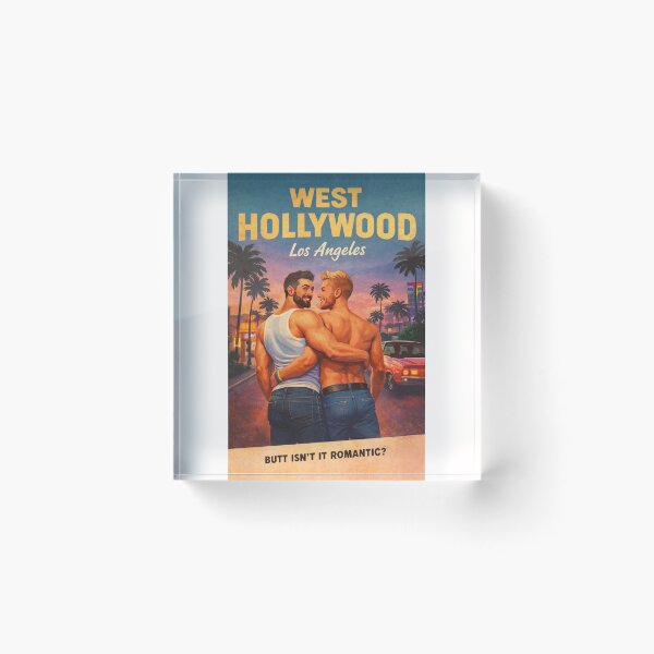 Item preview, West Hollywood Los Angeles Sunset along Sunset Strip Gay Neighborhood designed and sold by Places On Earth.