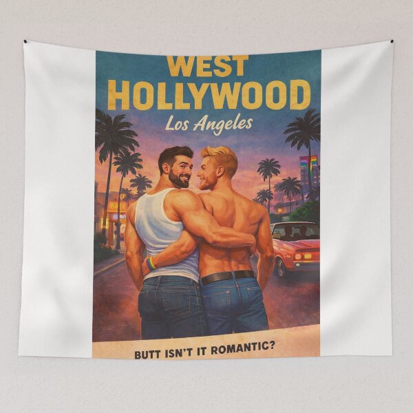Item preview, West Hollywood Los Angeles Sunset along Sunset Strip Gay Neighborhood designed and sold by Places On Earth.