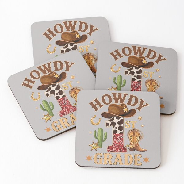 Item preview, Howdy 1st Grade Back to School Teacher Kids Western Rodeo designed and sold by mjohnson9.