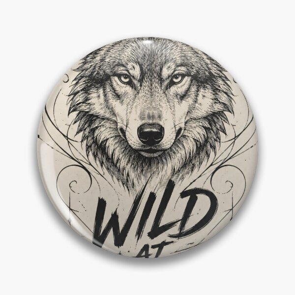 Item preview, Wild at Heart Wolf Print | Gothic Dark Academia Wall Art | Vintage Line Art Illustration | Moody Animal Poster designed and sold by SoftSpaceDesign.