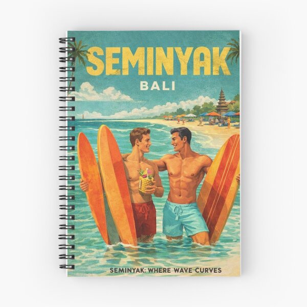 Item preview, Seminyak Bali Tropical Coast at Sunset Gay Tourism designed and sold by Places On Earth.