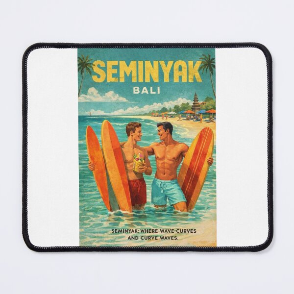 Item preview, Seminyak Bali Tropical Coast at Sunset Gay Tourism designed and sold by Places On Earth.