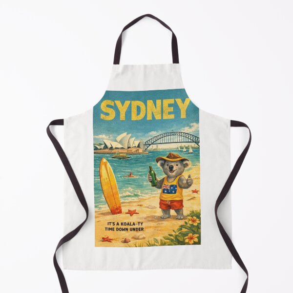 Item preview, Sydney Australia with Opera House, Harbour Bridge and Koala designed and sold by Places On Earth.