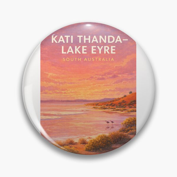 Item preview, Kati Thanda Lake Eyre Sunset across South Australian Outback designed and sold by Places On Earth.