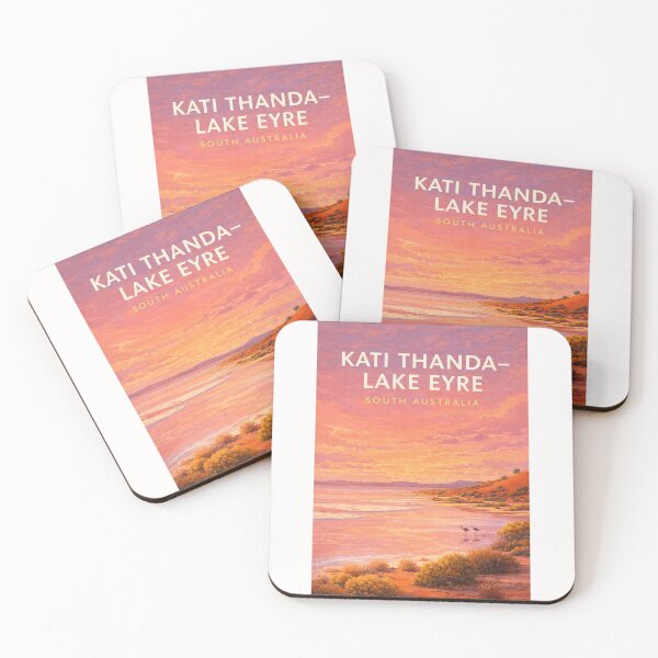 Item preview, Kati Thanda Lake Eyre Sunset across South Australian Outback designed and sold by Places On Earth.