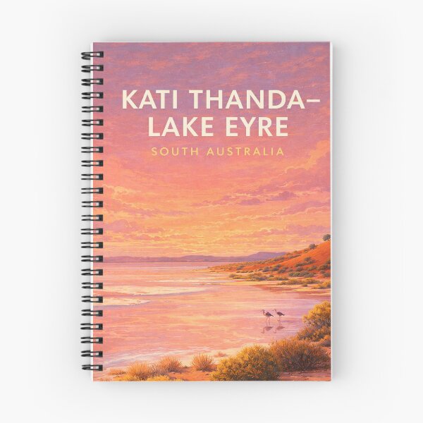 Item preview, Kati Thanda Lake Eyre Sunset across South Australian Outback designed and sold by Places On Earth.