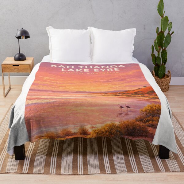 Item preview, Kati Thanda Lake Eyre Sunset across South Australian Outback designed and sold by Places On Earth.