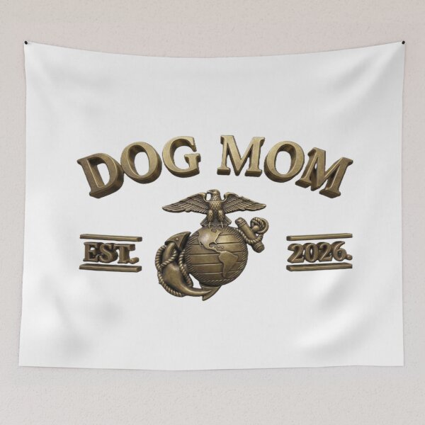 Item preview, USMC Dog Mom designed and sold by InkShiftLabs.
