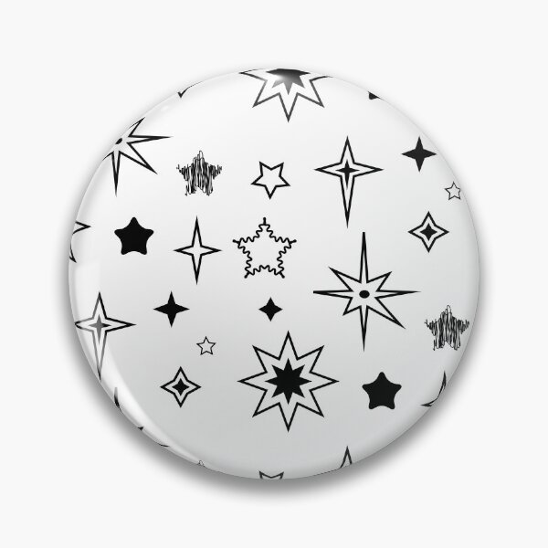 Item preview, Black and white stars preppy pattern pack designed and sold by fluffyfamcraft.