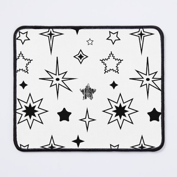 Item preview, Black and white stars preppy pattern pack designed and sold by fluffyfamcraft.