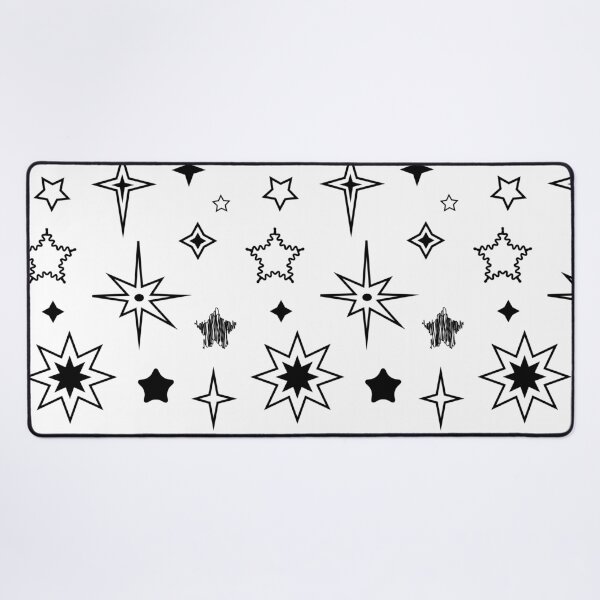 Item preview, Black and white stars preppy pattern pack designed and sold by fluffyfamcraft.