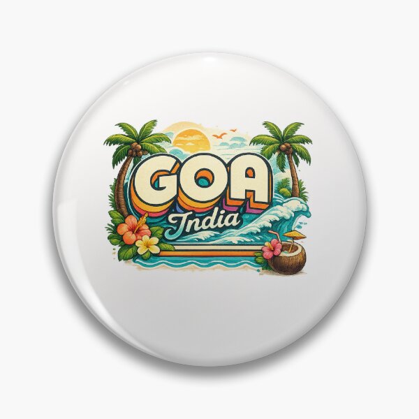 Item preview, Goa India Tropical Coast with Arabian Sea Palms and Beaches designed and sold by Places On Earth.