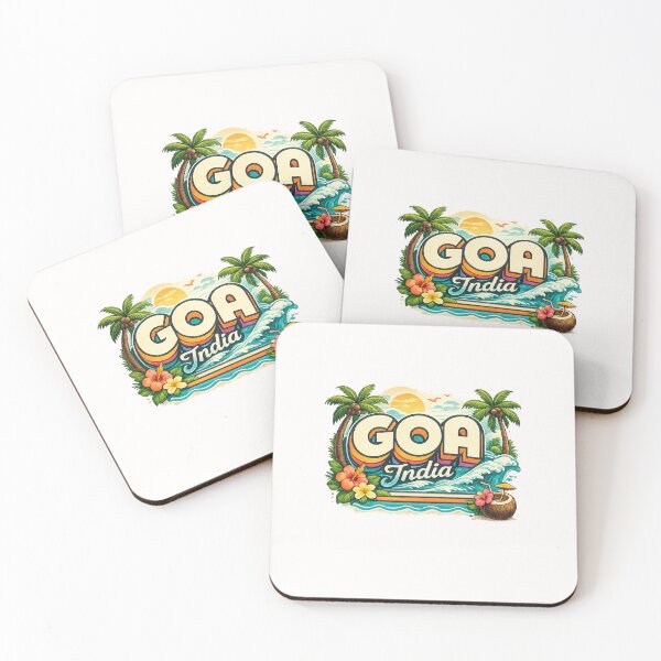 Item preview, Goa India Tropical Coast with Arabian Sea Palms and Beaches designed and sold by Places On Earth.