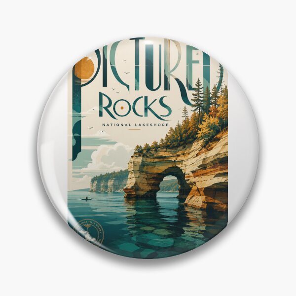 Item preview, Pictured Rocks National Lakeshore along Lake Superior Michigan designed and sold by Places On Earth.