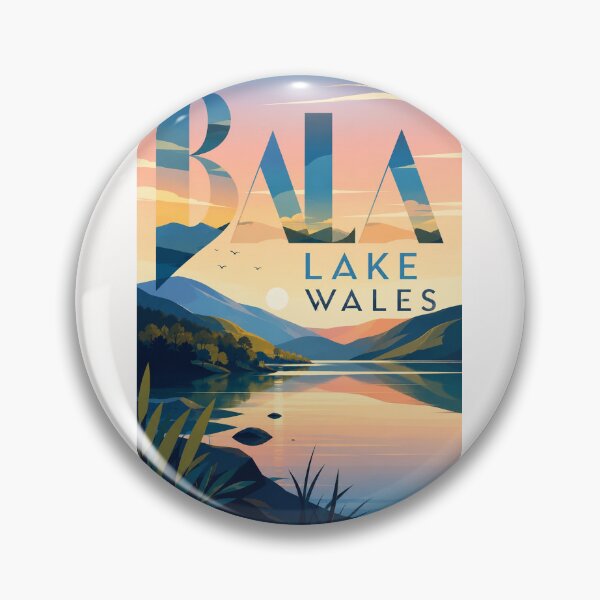Item preview, Bala Lake Wales Sunset among Eryri Mountains and Gwynedd designed and sold by Places On Earth.