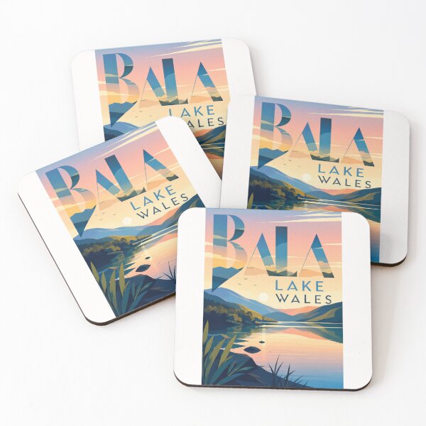 Item preview, Bala Lake Wales Sunset among Eryri Mountains and Gwynedd designed and sold by Places On Earth.