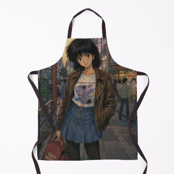 Item preview, Retro 80s City Pop Tokyo Anime Aesthetic Girl designed and sold by wilnickvisuals.