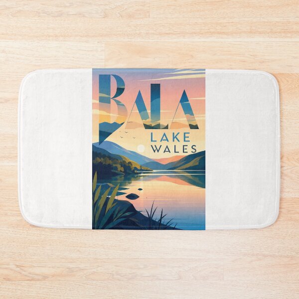 Item preview, Bala Lake Wales Sunset among Eryri Mountains and Gwynedd designed and sold by Places On Earth.