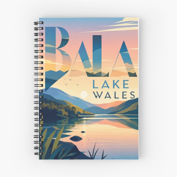 Item preview, Bala Lake Wales Sunset among Eryri Mountains and Gwynedd designed and sold by Places On Earth.