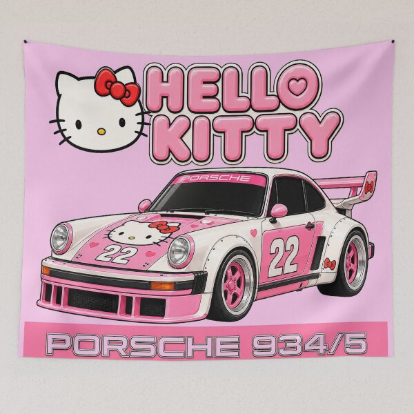 Item preview, Hello Kitty Pink Porsche 934/5 Collector Edition designed and sold by jubileuuu.