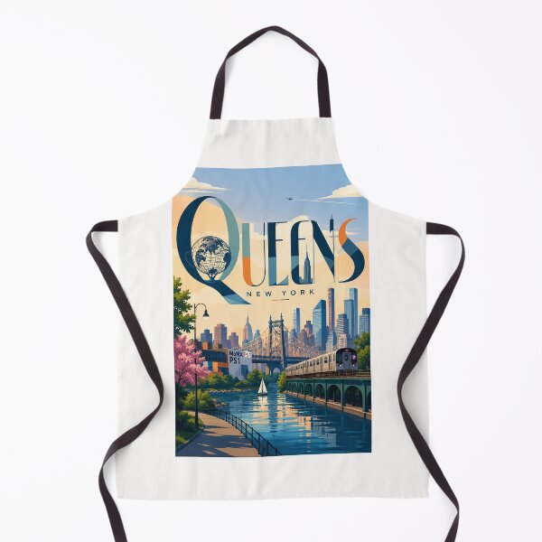 Item preview, Queens New York with Unisphere, Queensboro Bridge and City Skyline designed and sold by Places On Earth.