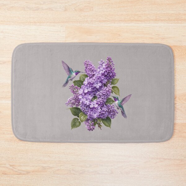 Item preview, Hummingbird Lilac Floral Purple Flowers Botanical Garden designed and sold by mjohnson9.