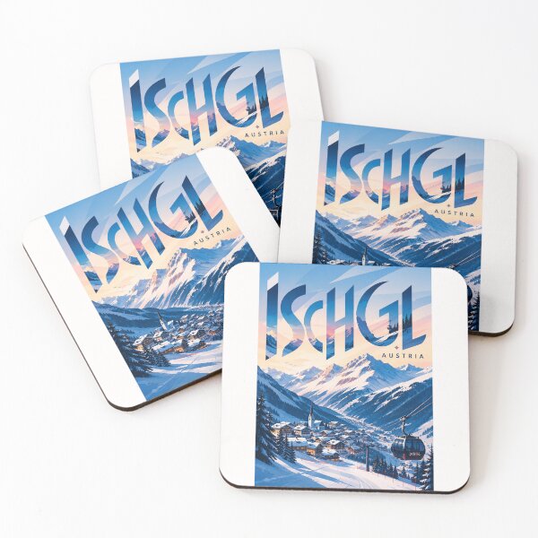 Item preview, Ischgl Austria with Tyrolean Alps, Ski Village and Silvretta Mountains designed and sold by Places On Earth.