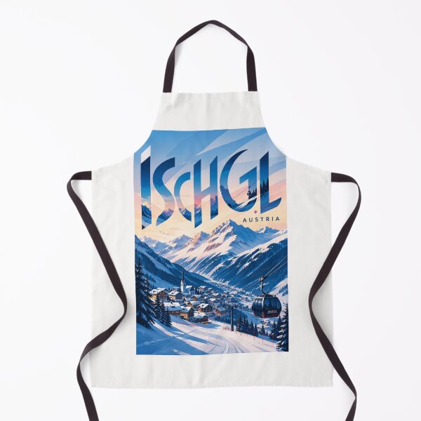Item preview, Ischgl Austria with Tyrolean Alps, Ski Village and Silvretta Mountains designed and sold by Places On Earth.