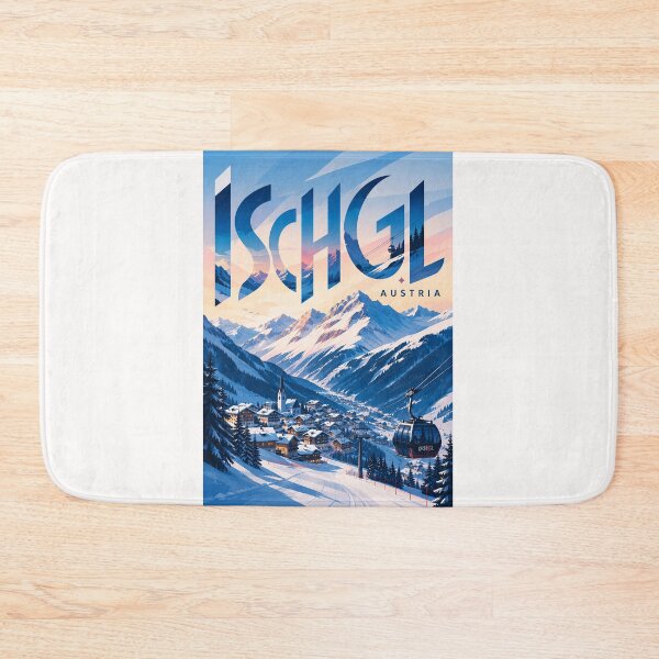 Item preview, Ischgl Austria with Tyrolean Alps, Ski Village and Silvretta Mountains designed and sold by Places On Earth.