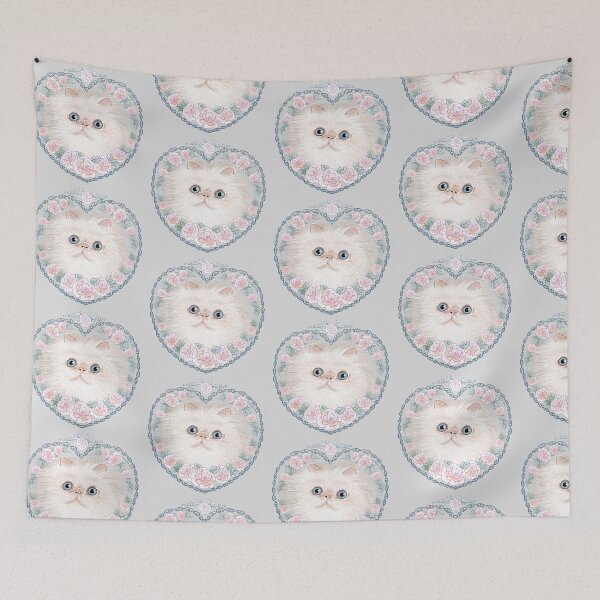 Item preview, Heart Himalayan Cat  designed and sold by artmuvz.