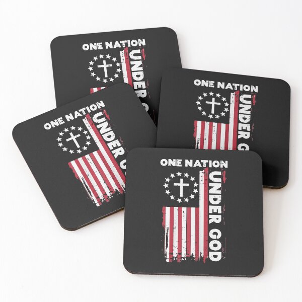 Item preview, American Flag One Nation Under God 4th of July Christian designed and sold by FrankIsabel.