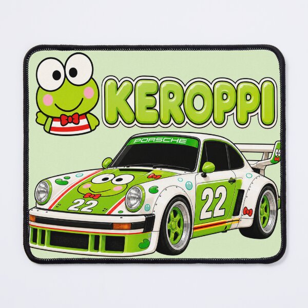 Item preview, Keroppi Green and White Porsche 934/5 designed and sold by jubileuuu.