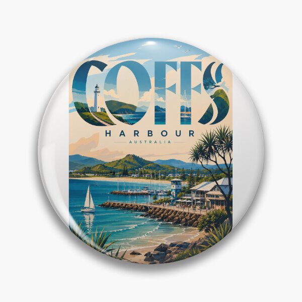 Item preview, Coffs Harbour New South Wales Marina Coast and Lighthouse designed and sold by Places On Earth.