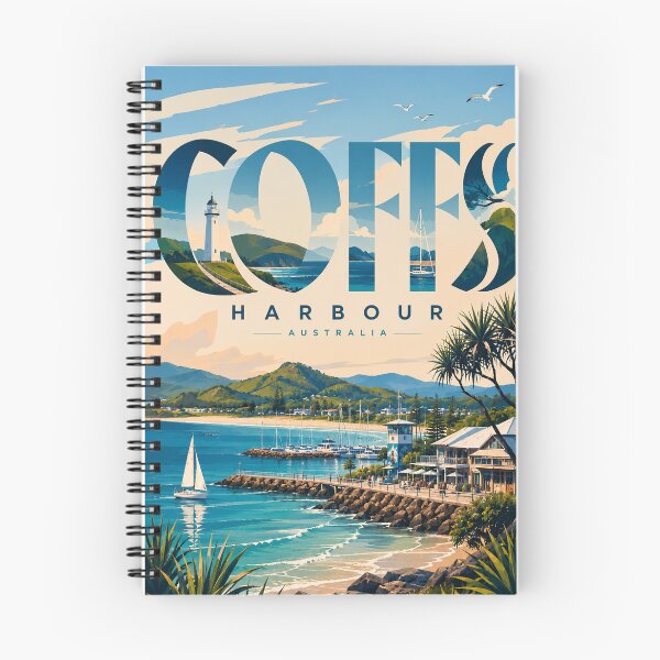 Item preview, Coffs Harbour New South Wales Marina Coast and Lighthouse designed and sold by Places On Earth.
