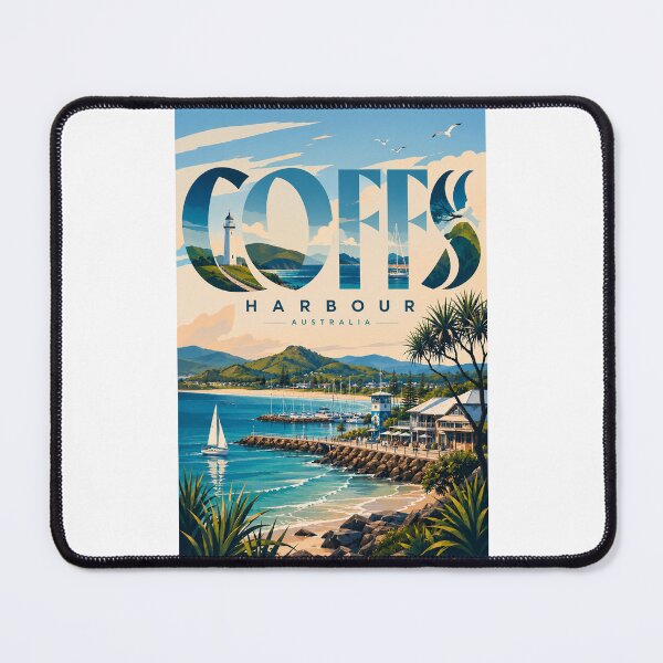Item preview, Coffs Harbour New South Wales Marina Coast and Lighthouse designed and sold by Places On Earth.