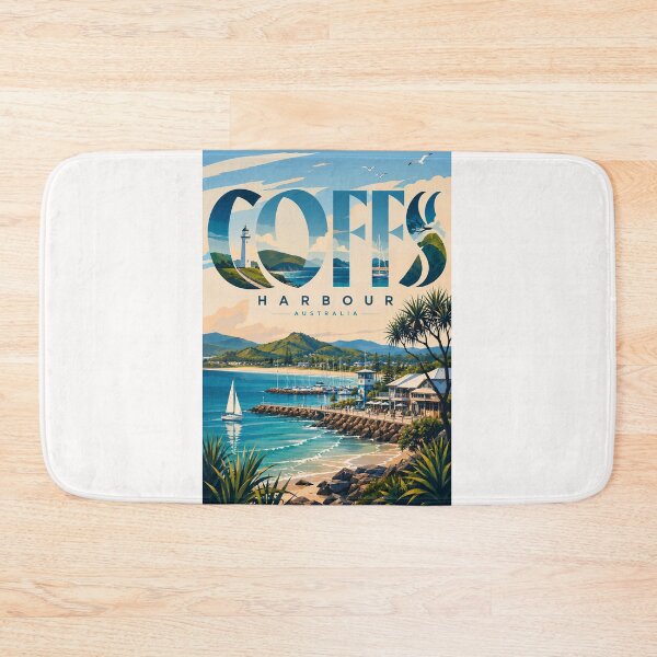 Item preview, Coffs Harbour New South Wales Marina Coast and Lighthouse designed and sold by Places On Earth.