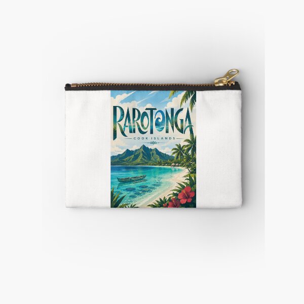 Item preview, Rarotonga Cook Islands Tropical Lagoon and Mountain Coast designed and sold by Places On Earth.