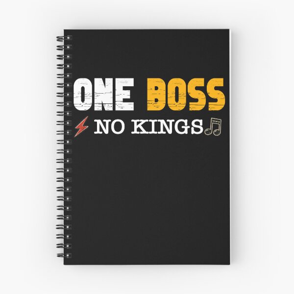 Item preview, One Boss No Kings Vintage Rock Guitar Design designed and sold by QuiteOrbit.