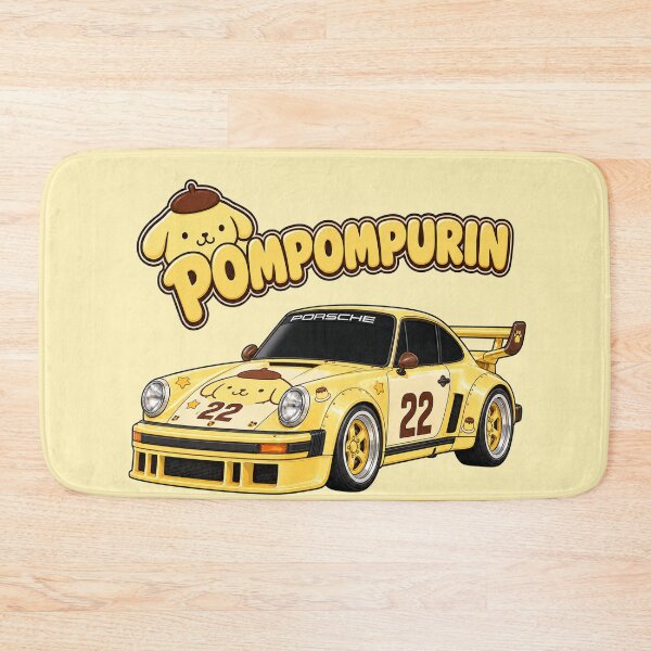 Item preview, Pompompurin Custard Yellow Porsche 934/5 designed and sold by jubileuuu.