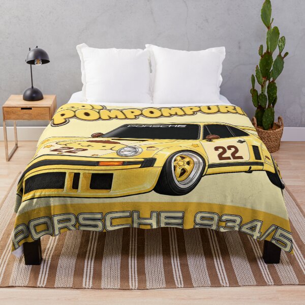 Item preview, Pompompurin Custard Yellow Porsche 934/5 designed and sold by jubileuuu.