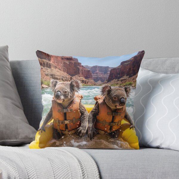 Item preview, Koalas Swamp their Raft on the Colorado River designed and sold by Tridentulus.