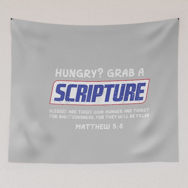 Item preview, Hungry Grab A Scripture Funny Christian God Jesus Men Women designed and sold by mjohnson9.