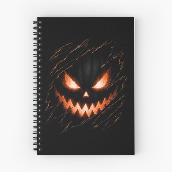 Item preview, Spooky Halloween Jack-O-Lantern Ripped Design designed and sold by APEStudio.