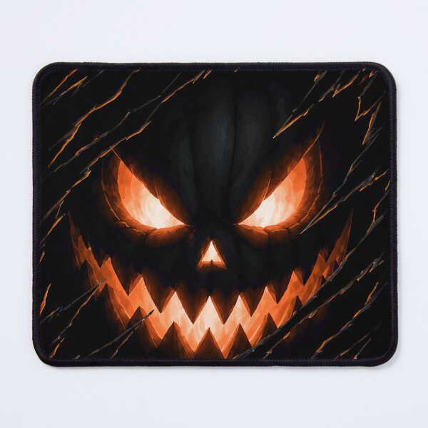 Item preview, Spooky Halloween Jack-O-Lantern Ripped Design designed and sold by APEStudio.